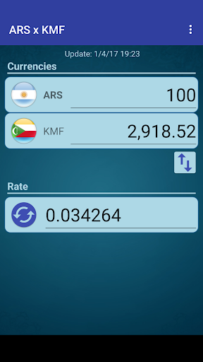 Arg. Peso x Comorian Franc Screenshot 1 - AppWisp.com
