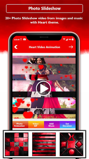 Heart Photo Effect Video Maker Screenshot 3 - AppWisp.com