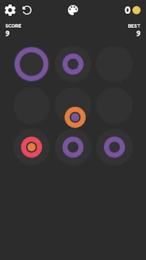 #3. Ringz - colored rings puzzle (Android) By: YoumPlay
