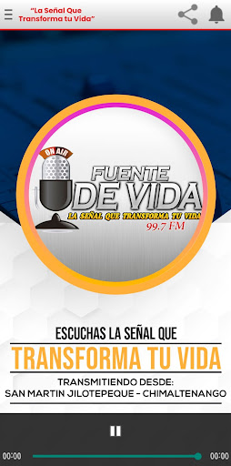 Fuente de Vida 99.7 FM Screen 2