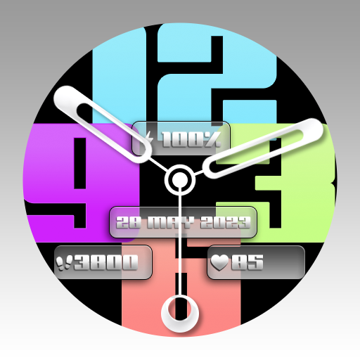 MJ080 Big Analog Watch Face
