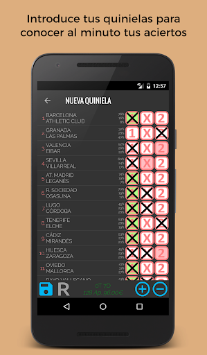 Quiniela Screen 2