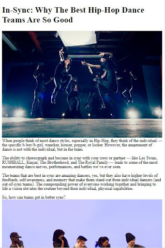 How to Hip Hop Dance Crew ekran görüntüsü