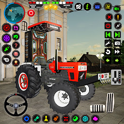 Indian Tractor Game 3d Tractor белгішесінің суреті