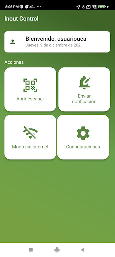 Inout Control Scanner Screen 2