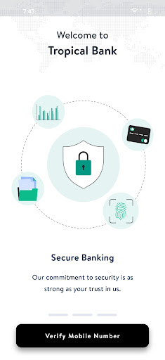Tropical Bank Mobile Banking Screen 2