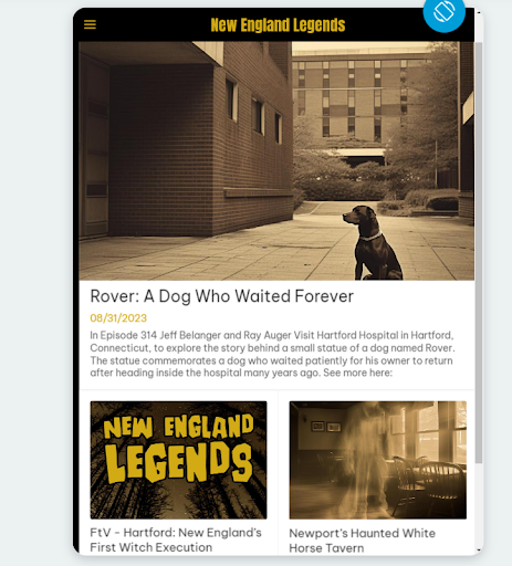 New England Legends Screen 3