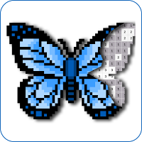 Pixel Art Butterfly Game