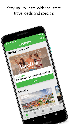 Cruise Planners Mobile Screen 2