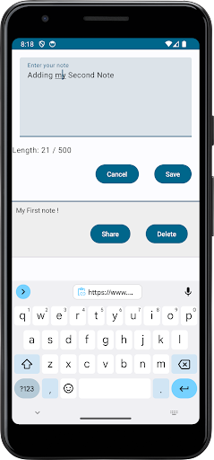SmartNote Screen 2