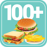100+ Recipes Fast food icon