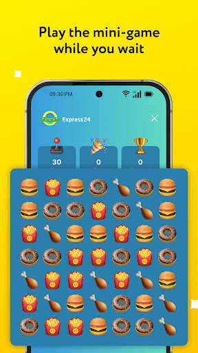 Screenshot of Express24: food, grocery and +