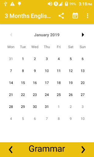 3 month English Hindi Course Screen 2