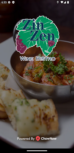 Android application Zin Zen Wine Bistro screenshort