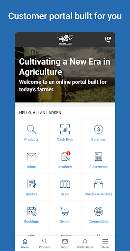 Aperçu de l'application