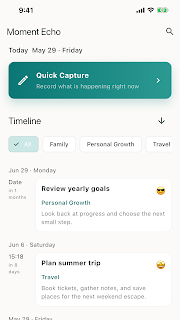 Memoment Echo screenshot 1