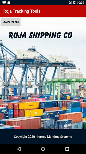 Android application Roja Shipping screenshort