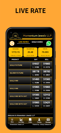 Android application Momentum Jewelz LLP screenshort