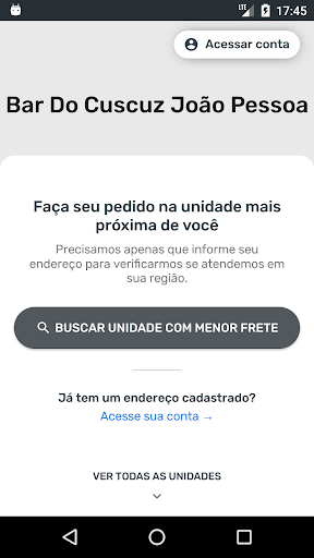Android application Bar Do Cuscuz screenshort