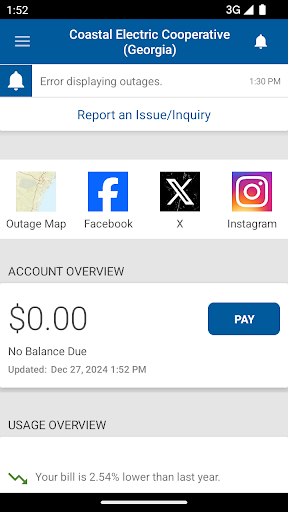 Screenshot of Coastal Electric