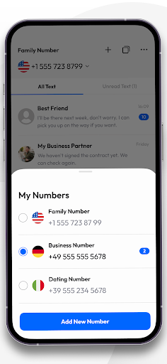 Text &Call Second Phone Number screenshot 5