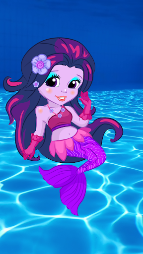 Android application My Little Mermaid Dress Up screenshort