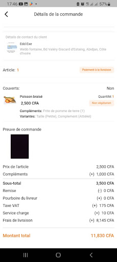 Jeda Food Livraison Screen 3