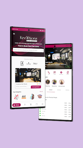 Kreations Hair Studio Screen 2