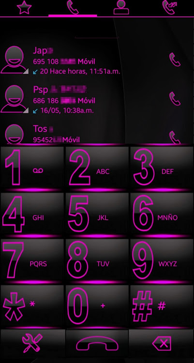 THEME SWIPE DIALER SPETRA PINK - 1.0 - (Android)