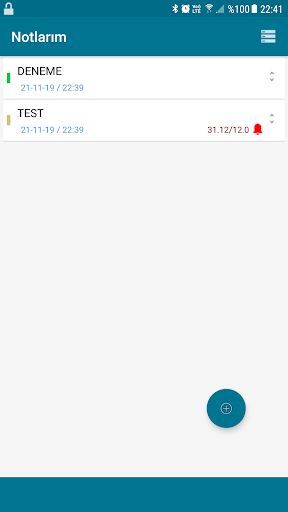 Şifreli Not Defteri. Screen 2