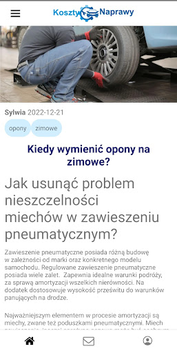 Android application Koszty Naprawy screenshort