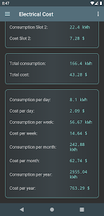 Electrical Cost (PRO) 6.0.0 Apk 3