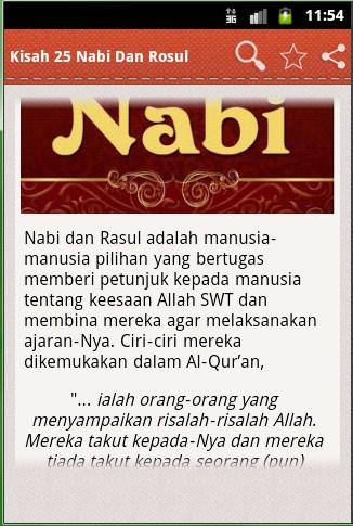 Kisah 25 Nabi Dan Rosul