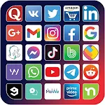 All social media and social networks in one app Apk