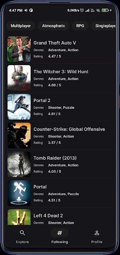 Geemu | Find latest PC games Screen 3