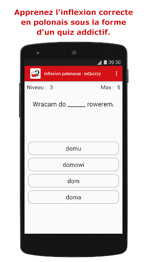 Aperçu de l'application