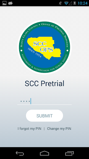 Android application SCC Pretrial screenshort