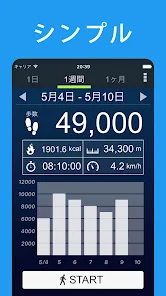 歩数計 ウォーキングアプリ ヘルスケア管理にも使える Google Play のアプリ
