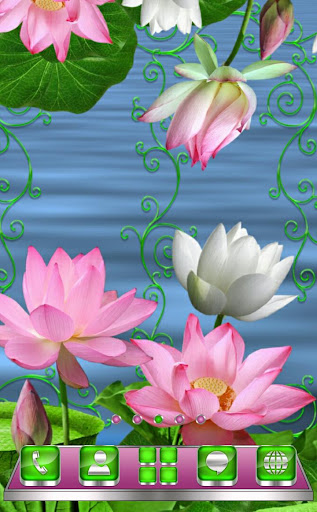 Lotus Go Launcher theme Screen 2
