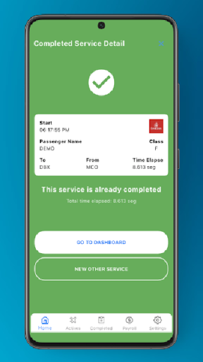 Falcon Airport Services Screen 2