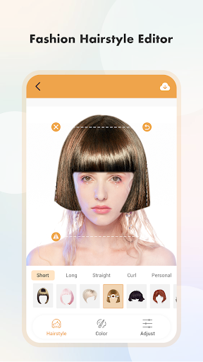 Android application Fashion Hairstyle Editor screenshort