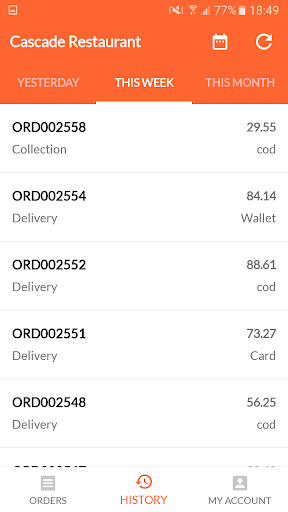 Restaurant App - Comeneat