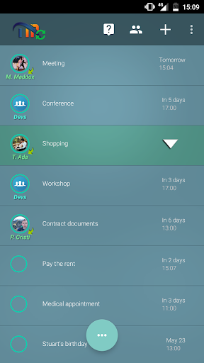 Android application Task Mentor screenshort