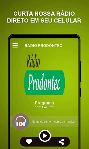 Android application RADIO PRODONTEC screenshort