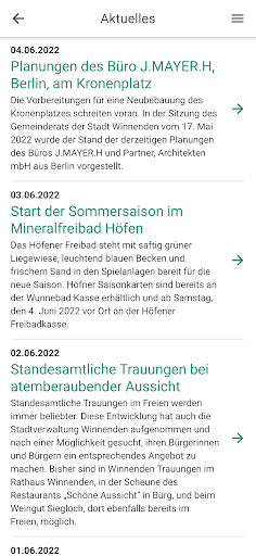 City-App Winnenden Screen 3