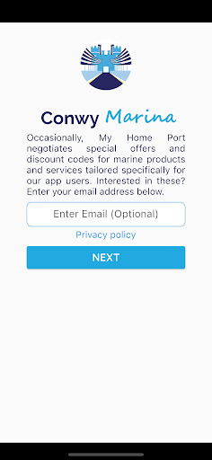 Android application Sail Conwy screenshort