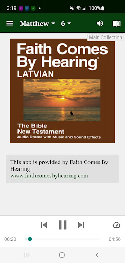 Android application Latvian Bible screenshort