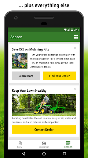 Screenshot of MowerPlus