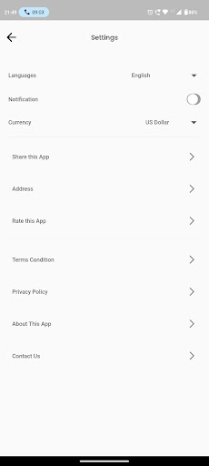Android application E4U Shopping screenshort