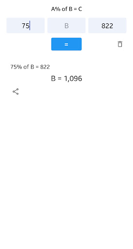 Percent Pro | % calculator Screen 3